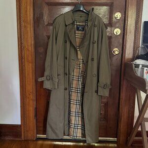 Vintage Burberry Double Breasted Trench Coat
